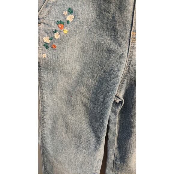 Oshkosh B'gosh Strawberry Embroidered Overalls, 3T - Picture 8 of 12